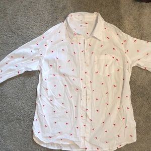Gap boyfriend fit blouse